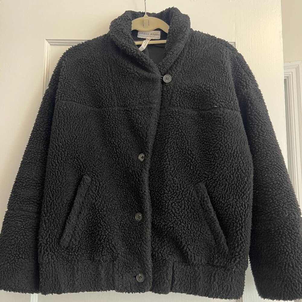 Apiece Apart Campania Bomber Jacket - Black - Size XS / 0
